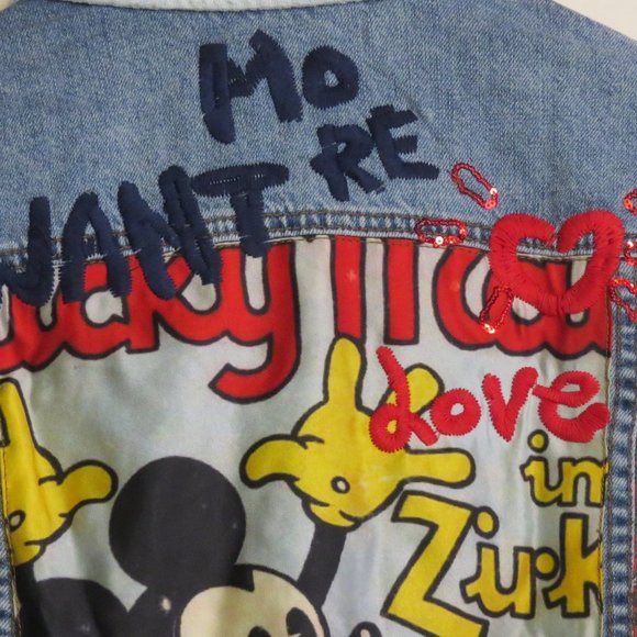 Desigual - Denim Jacket - Disney Mickey Mouse - Picture 6 of 8